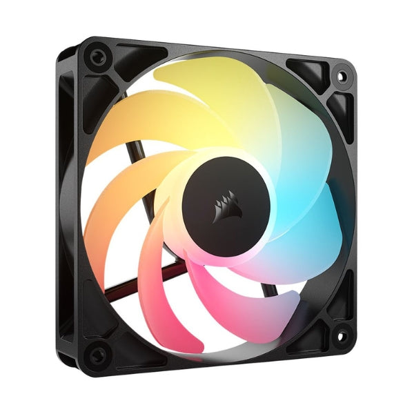Fan-Cooler-Corsair-RS120-R-ARGB-Magnetic-Dome-Bearing-120mm-Negro-RGB-3-Pack
