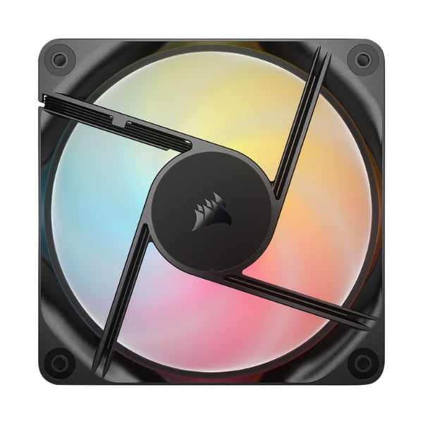 Fan-Cooler-Corsair-RS120-R-ARGB-Magnetic-Dome-Bearing-120mm-Negro-RGB-3-Pack