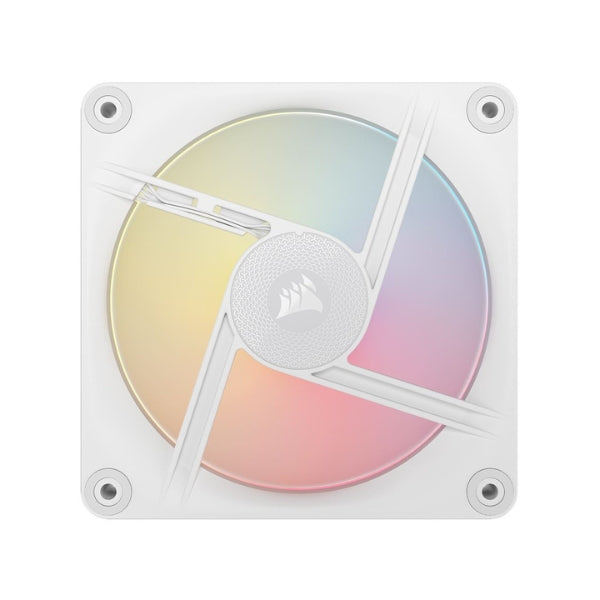 Fan-Cooler-Corsair-iCUE-LINK-LX120-R-RGB-Magnetic-Dome-Bearing-120mm-Blanco-RGB