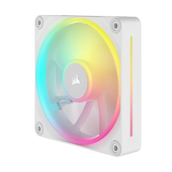 Fan-Cooler-Corsair-iCUE-LINK-LX120-RGB-Magnetic-Dome-Bearing-120mm-Blanco-RGB