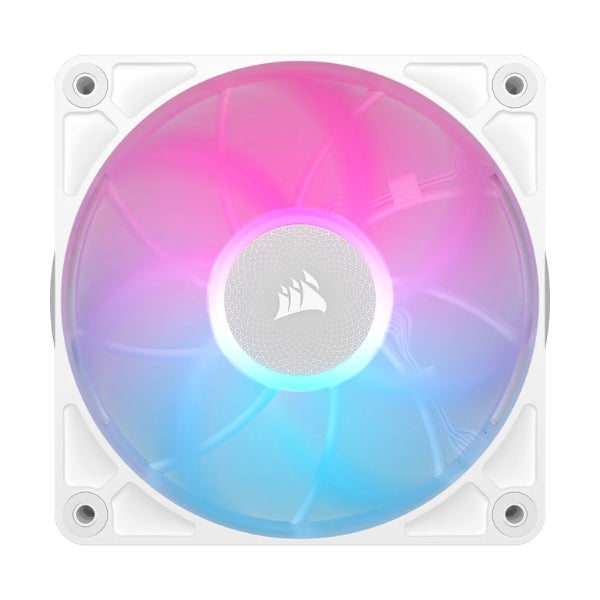 Fan-Cooler-Corsair-iCUE-LINK-RX120-RGB-Magnet-Dome-Bearing-120mm-Blanco-RGB-3-Pack