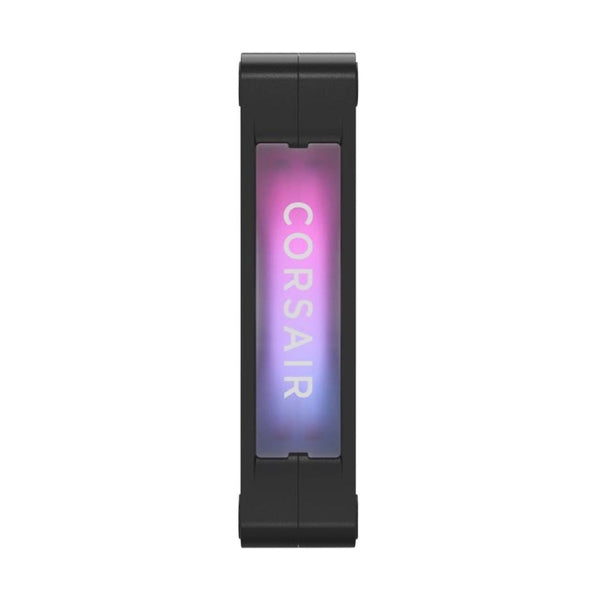 Fan-Cooler-Corsair-iCUE-LINK-RX120-RGB-Magnetic-Dome-Bearing-120mm-Negro-RGB-3-Pack