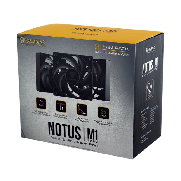 Fan-Cooler-Gamdias-Notus-M1-1203-Performance-Hydraulic-Bearing-120mm-Negro-3-Pack