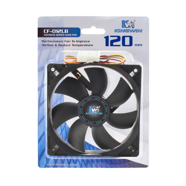 Fan-Cooler-Kingwin-Advance-CF-12LB-Long-Life-Bearing-120mm-Negro