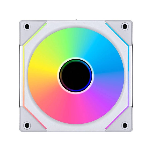 Fan-Cooler-Lian-Li-UNI-FAN-SL-INF-LCD-FLEX-Fluid-Dynamic-Bearing-120mm-Blanco-RGB