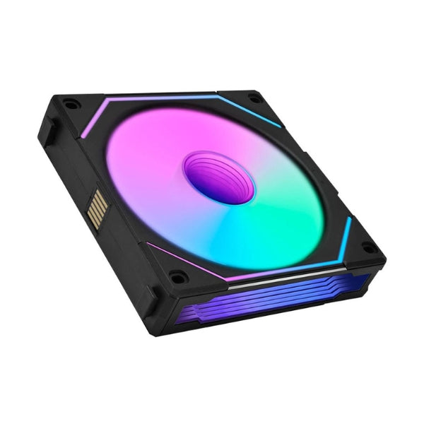 Fan-Cooler-Lian-Li-UNI-FAN-SL-INF-LCD-FLEX-Reverse-Blade-Fluid-Dynamic-Bearing-120mm-Negro-RGB