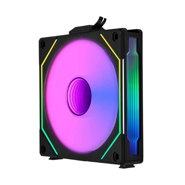 Fan-Cooler-Lian-Li-UNI-FAN-SL-INF-LCD-FLEX-Reverse-Blade-Fluid-Dynamic-Bearing-120mm-Negro-RGB