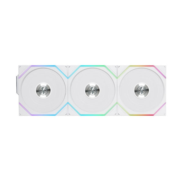 Fan-Cooler-Lian-Li-UNI-FAN-TL-120-V2-Wireless-Fluid-Dynamic-Bearing-120mm-Blanco-RGB-3-Pack