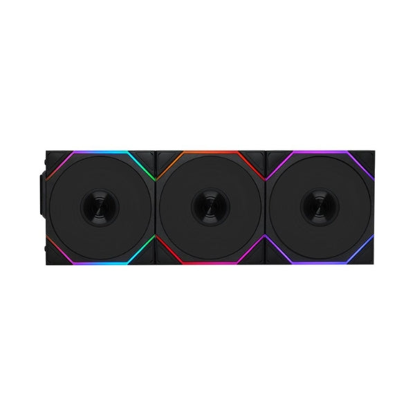 Fan-Cooler-Lian-Li-UNI-FAN-TL-120-V2-Wireless-Fluid-Dynamic-Bearing-120mm-Negro-RGB-3-Pack