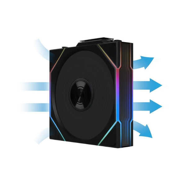 Fan-Cooler-Lian-Li-UNI-FAN-TL-120-V2-Wireless-Fluid-Dynamic-Bearing-120mm-Negro-RGB-3-Pack