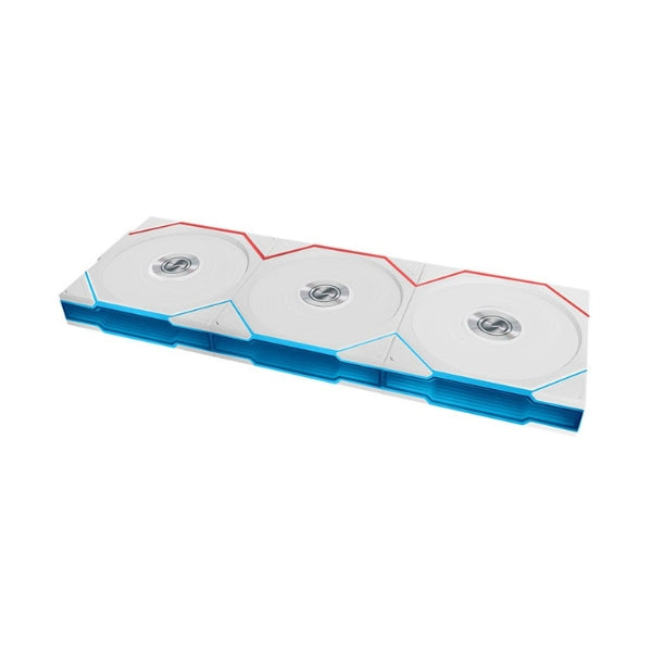 Fan-Cooler-Lian-Li-UNI-FAN-TL120-V2-Reverse-Blade-Wireless-Fluid-Dynamic-Bearing-120mm-Blanco-RGB-3-Pack