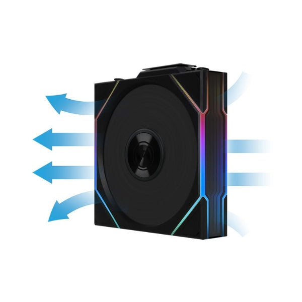 Fan-Cooler-Lian-Li-UNI-FAN-TL120-V2-Reverse-Blade-Wireless-Fluid-Dynamic-Bearing-120mm-Negro-RGB-3-Pack