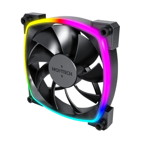 Fan-Cooler-Montech-AX120-ARGB-120mm-Hydro-Dynamic-Bearing-Negro-ARGB