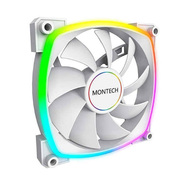 Fan-Cooler-Montech-AX140-ARGB-Hydro-Dynamic-Bearing-140mm-Blanco-ARGB