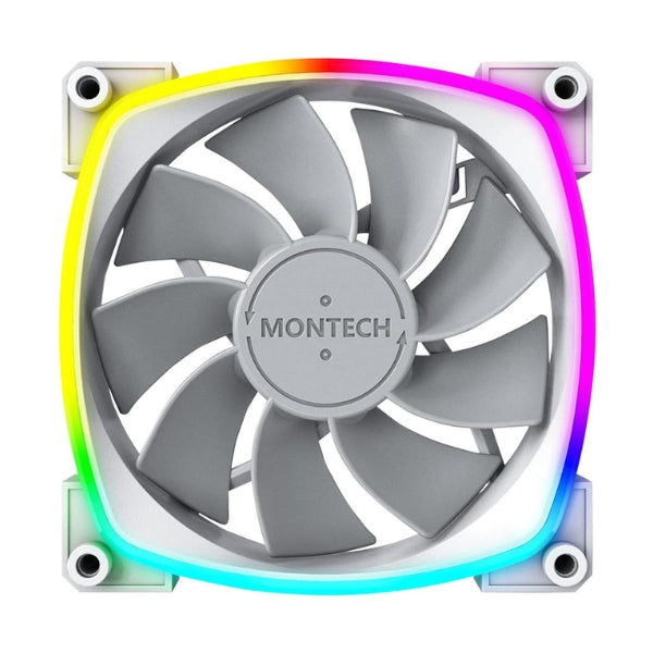 Fan-Cooler-Montech-RX120-ARGB-Rifle-Bearing-Reversed-120mm-Blanco-ARGB