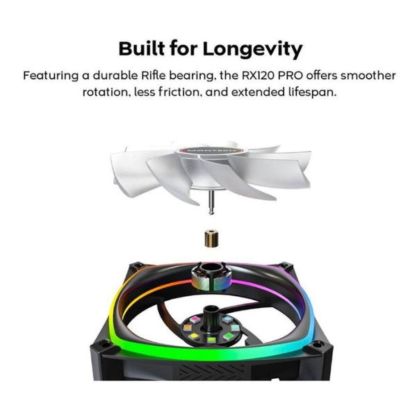 Fan-Cooler-Montech-RX120-PRO-RGB-Rifle-Bearing-120mm-Negro-RGB
