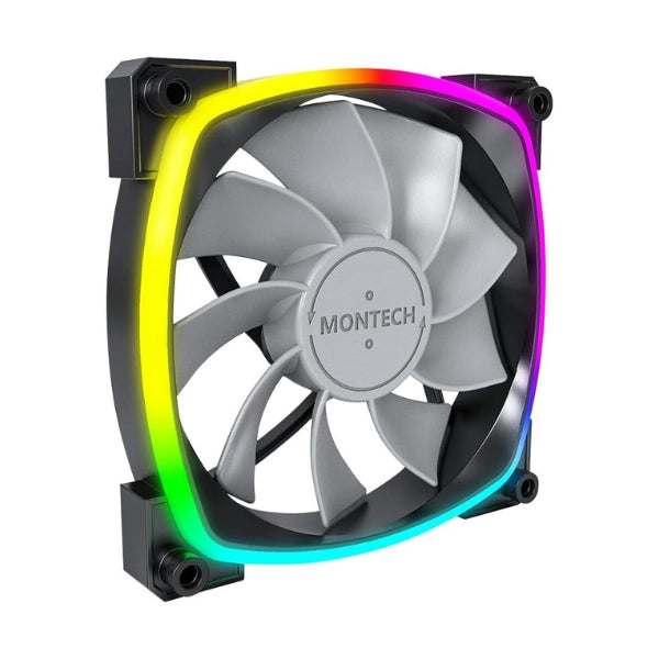 Fan-Cooler-Montech-RX120-Reversed-Rifle-Bearing-120mm-Negro-ARGB