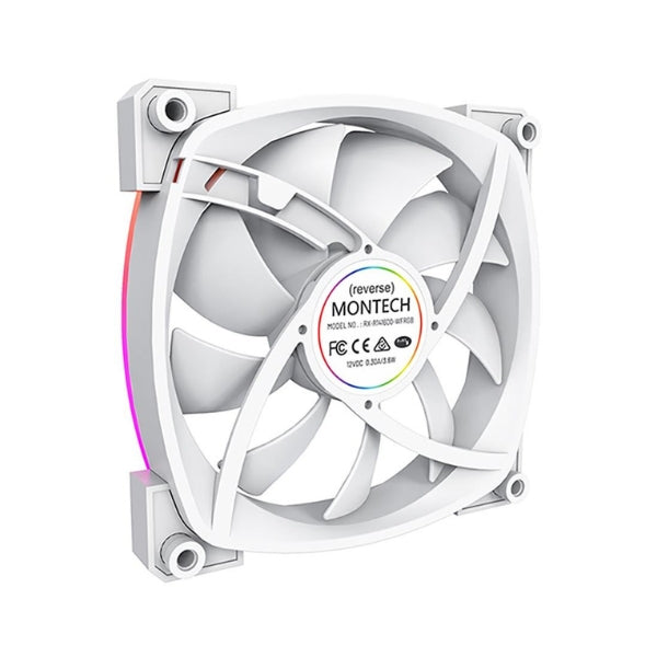 Fan-Cooler-Montech-RX140-ARGB-Reversed-Rifle-Bearing-140mm-Blanco-ARGB