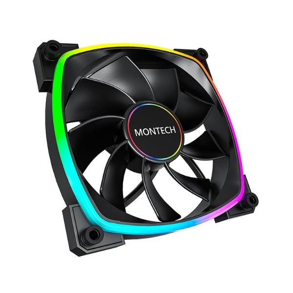 Fan-Cooler-Montech-RX140-ARGB-Reversed-Rifle-Bearing-140mm-Negro-ARGB