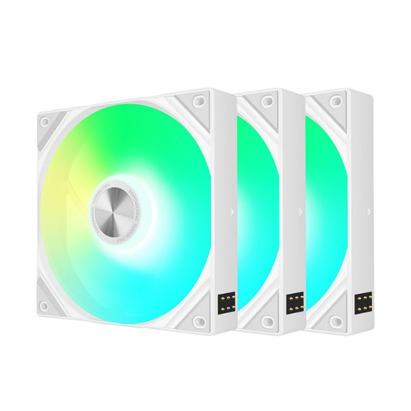 Fan-Cooler-TRYX-ROTA-SL-ARGB120-Fluid-Dynamic-Bearing-120mm-Blanco-RGB-3-Pack