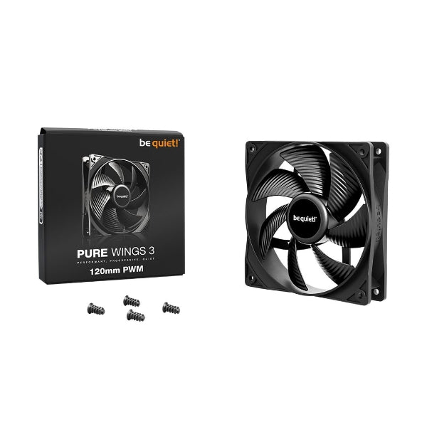Fan-Cooler-be-quiet-PURE-WINGS-3-Rifle-Bearing-120mm-Negro