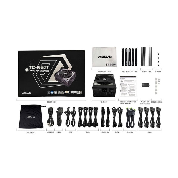 Fuente-de-Poder-ASRock-TC-1650T-1650W-80-PLUS-Titanium-Modular-ATX