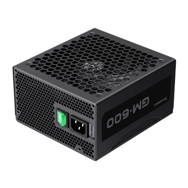Fuente de Poder Gamemax GM-600W Gaming - 600W - 80 PLUS Bronze - Semi Modular - Blanco