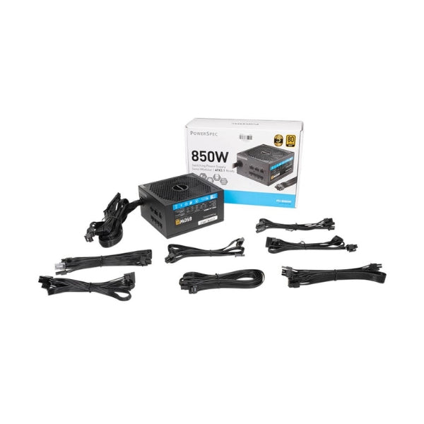 Fuente-de-Poder-PowerSpec-850W-80-PLUS-Gold-Semi-Modular-ATX
