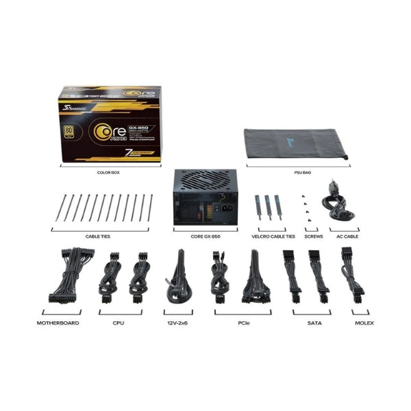 Fuente-de-Poder-Seasonic-CORE-GX-850-850W-80-PLUS-Gold-Modular-ATX