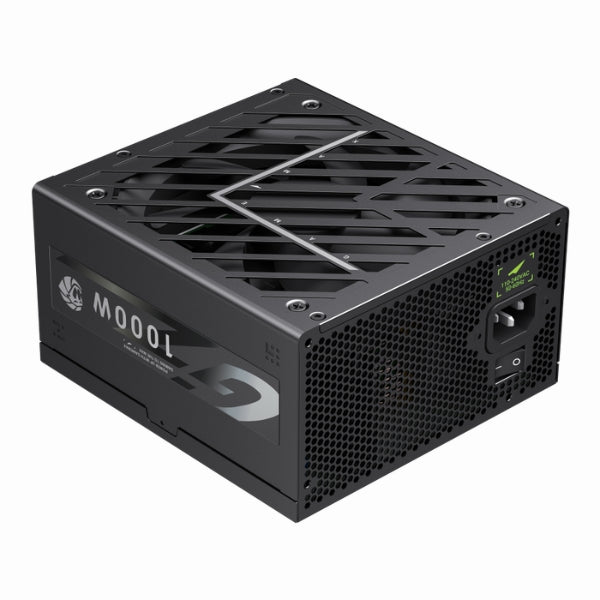 Fuente de Poder - Gamemax - GZ 1000G BK - 1000W - ATX 3.1 - PCIe 5.1 - 80 PLUS Gold - Full Modular - 12V-2x6 - Active PFC - Negro
