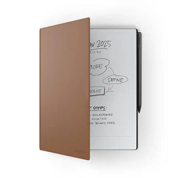 Funda-para-tablet-reMarkable-2-Premium-Leather-Book-Folio-Brown