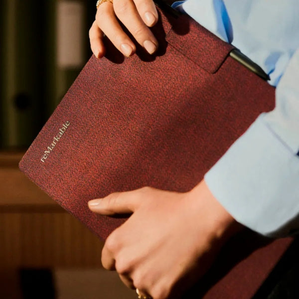Funda-para-tablet-reMarkable-Paper-Pro-Mosaic-Weave-Book-Folio-Burgundy