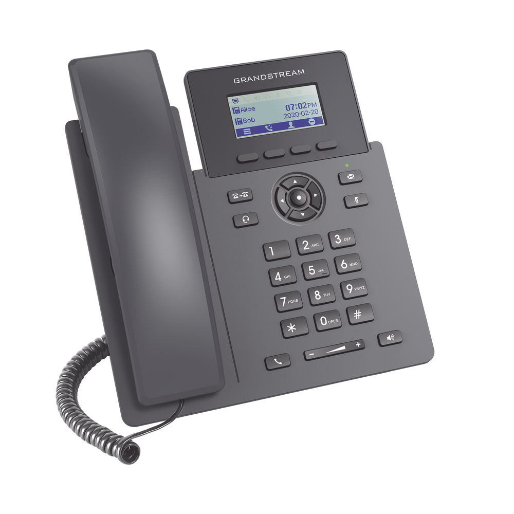 Teléfono IP Grandstream GRP-2601 2 Líneas SIP 2 Cuentas SIP 2.21"