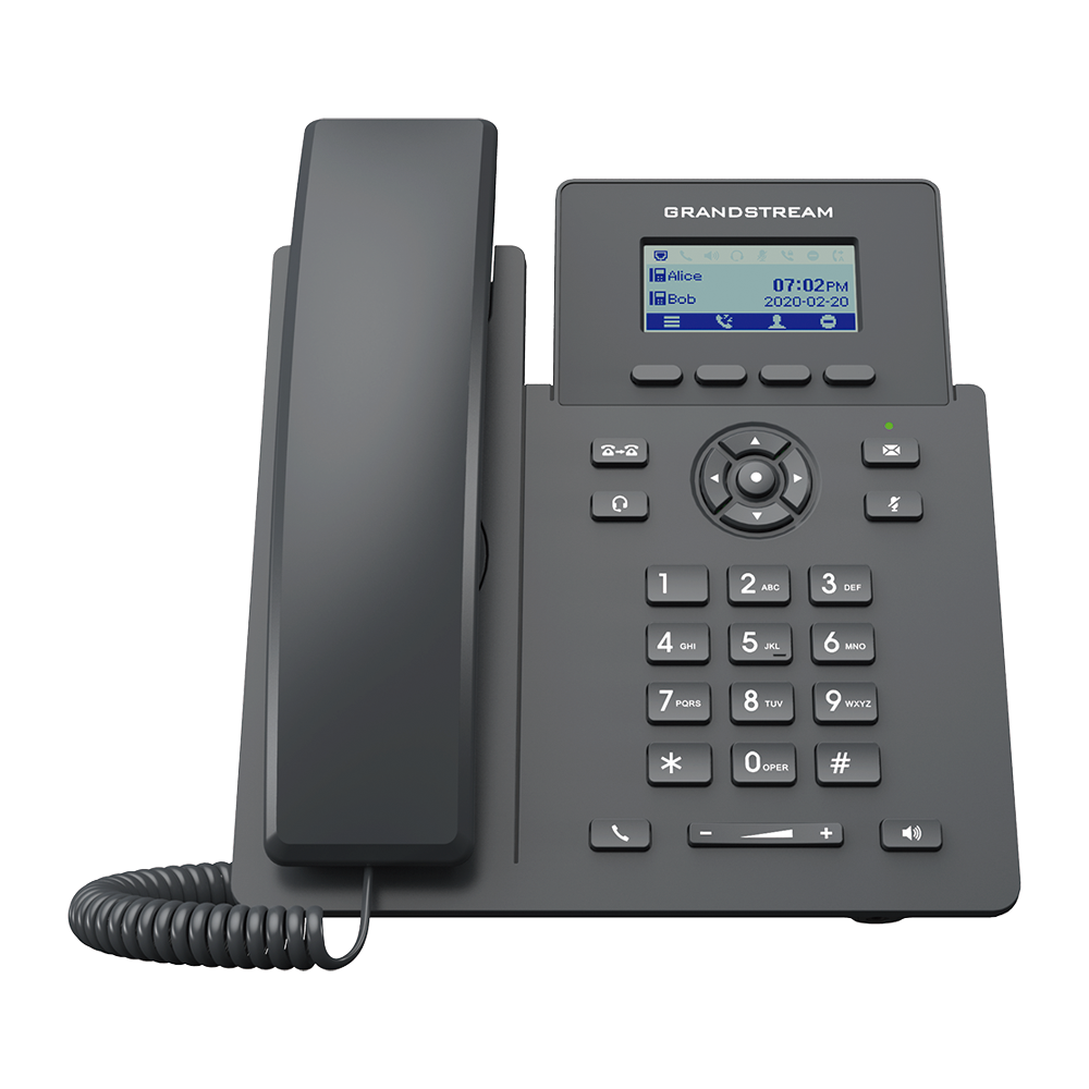 Teléfono IP Grandstream GRP2601W 2 Líneas SIP 2 Cuentas SIP 2.4" WiFi PoE