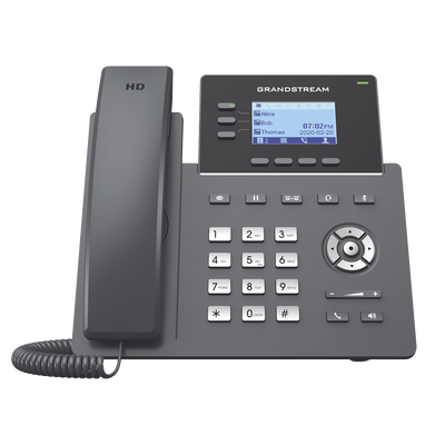 Teléfono IP Grandstream GRP2603P 3 Líneas SIP 6 Cuentas SIP PoE