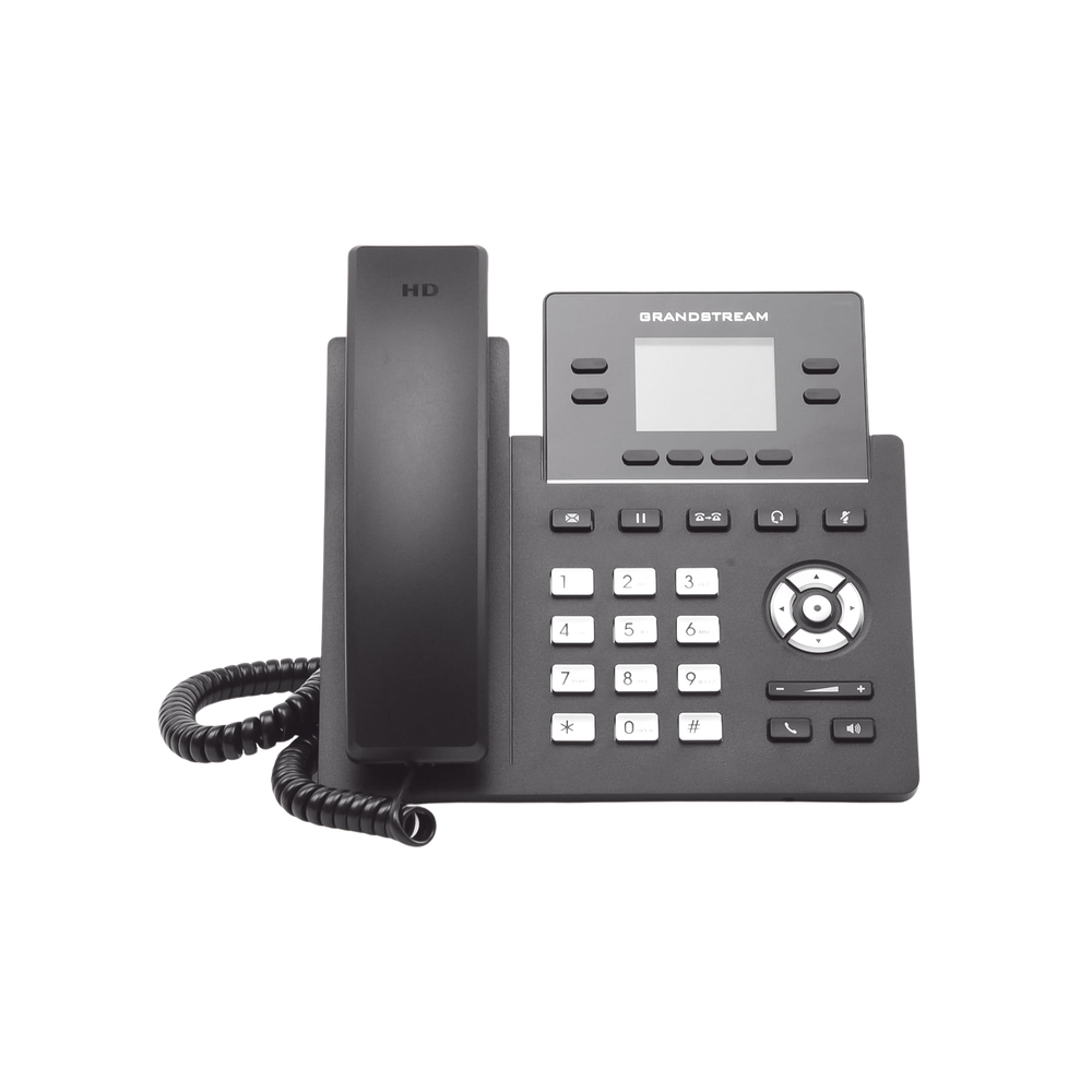 Teléfono IP Grandstream GRP-2612P 4 Líneas SIP 2 Cuentas SIP 2.4" PoE