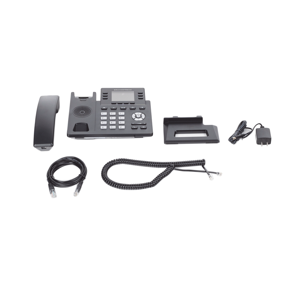 Teléfono IP Grandstream GRP-2613 3 Líneas SIP 3 Cuentas SIP 2.4" PoE