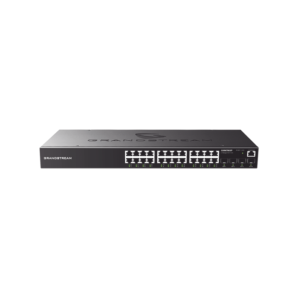Switch Grandstream GWN7803P 24 Puertos PoE+ Gigabit