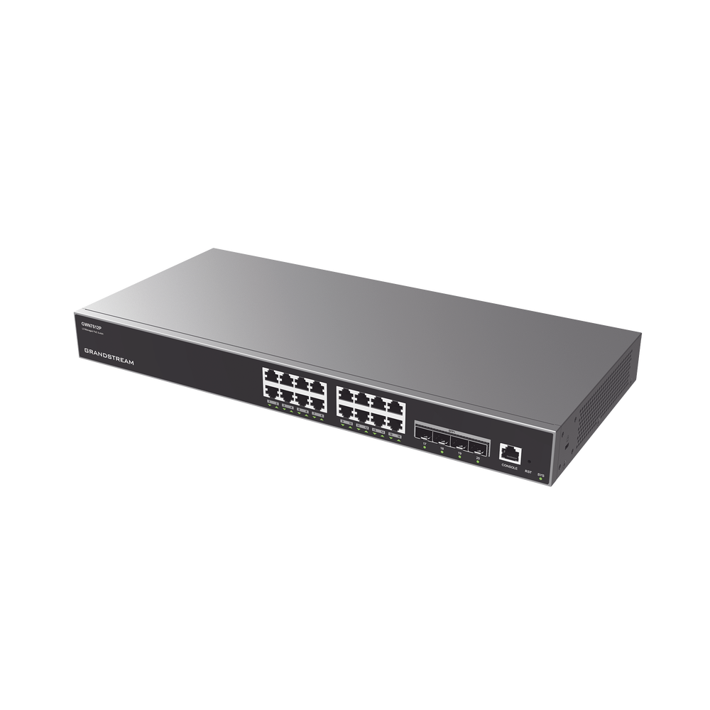 Switch Grandstream GWN7812P 16 Puertos PoE+ Gigabit