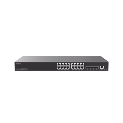 Switch Grandstream GWN7812P 16 Puertos PoE+ Gigabit