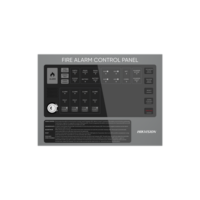 Detector Hikvision - 4 Zonas - 32 Dispositivos por Zona - Comunicación RS485 - Ethernet - HF-C104