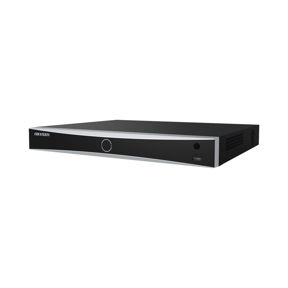 NVR Hikvision - Reconocimiento Facial - 8 Canales IP - 2 Bahías de Disco Duro - Filtro de Falsas Alarmas - IDS-7608NXI-I