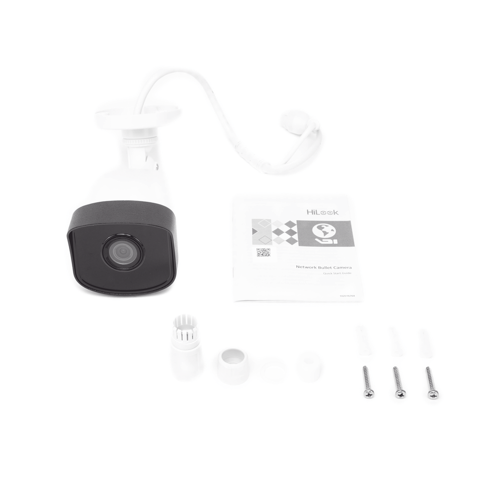 Cámara de Seguridad HiLook by Hikvision - HiLook Series - Bala IP 4 Megapixel - 30 mts IR - Exterior IP67 - IPC-B140H(C)