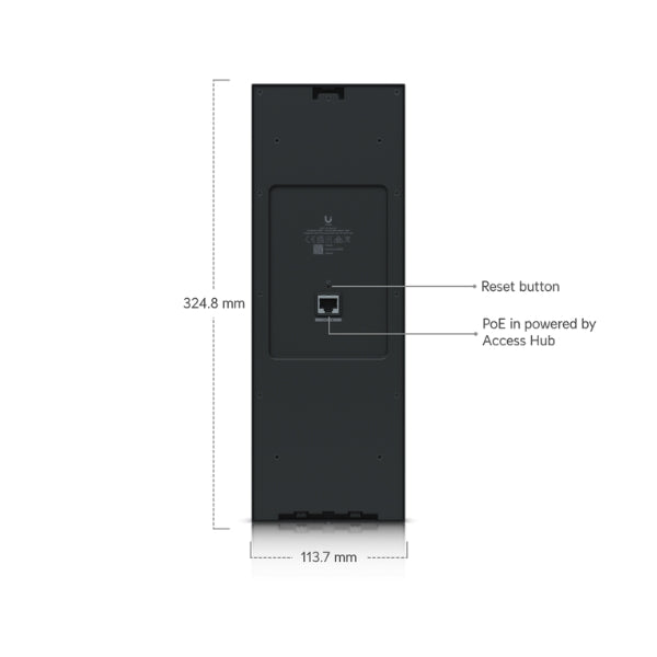 Intercomunicador-Ubiquiti-Intercom-con-Pantalla-7-Cámara-NFC-PIN-PoE-IP65