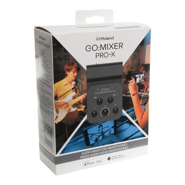 Interfaz de Audio Roland GO MIXER PRO-X USB para Streaming y Podcast - GOMIXER PRO-X
