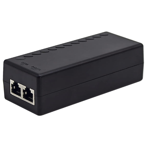 Inyector PoE - ThePoEstore - Gigabit PoE+ 30W - IEEE 802.3afat - 101001000Mbps - 48V - Negro-portada