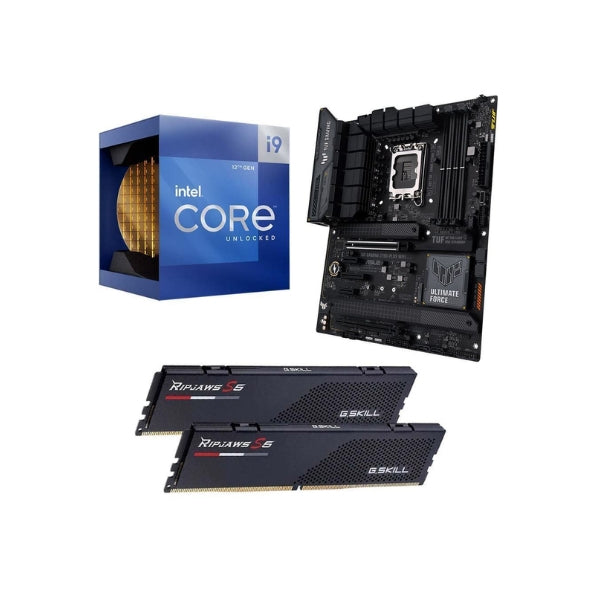 Kit-PC-Intel-Core-i9-12900K, ASUS-Z790-Plus-TUF-Gaming-WiFi-D5,G-Skill-Ripjaws-S5-32GB-Kit-DDR5-6000