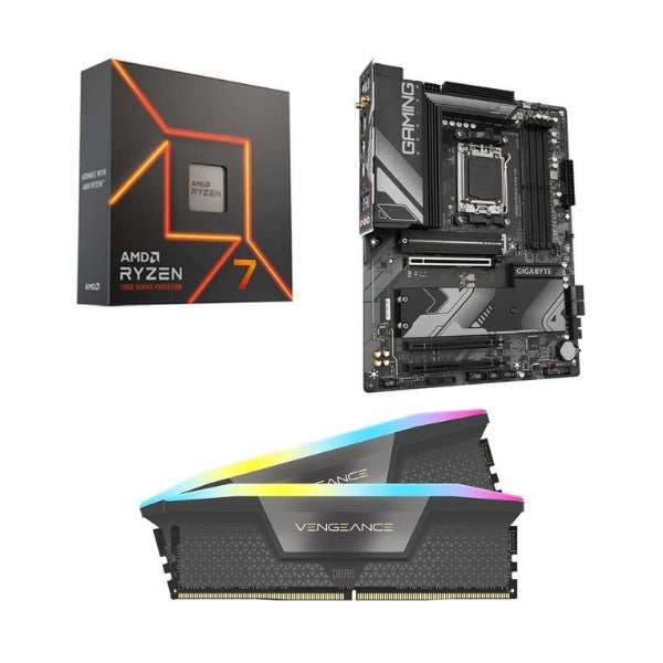 Kit-para-PC-Procesador-AMD-Ryzen-7-7700X-8-Núcleos-4,5GHz-32MB-Cache-Tarjeta-Madre-Gigabyte-B650-Gaming-X-AX-V2-AM5-DDR5-ATX-Memoria-RAM-Corsair-Vengeance-RGB-32GB-DDR5-6000-White