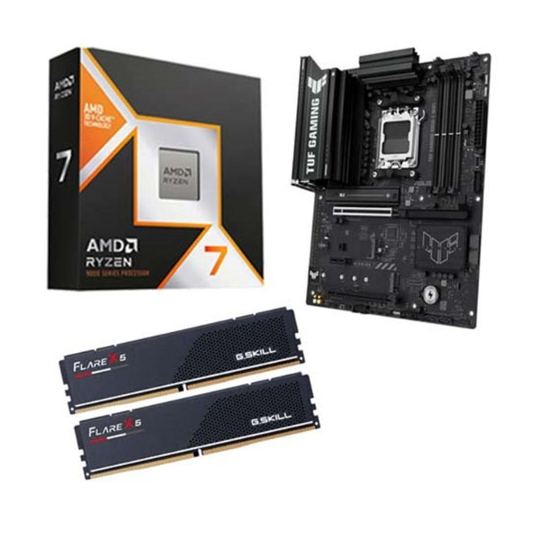 Kit-para-PC-Procesador-AMD-Ryzen-7-9800X3D-8-Núcleos-4,7GHz-96MB-Cache-Tarjeta-Madre-ASUS-B850E-TUF-Gaming-WiFi-AM5-Memoria-RAM-G,Skill-Flare-X5-Series-32GB-DDR5-6000-Kit