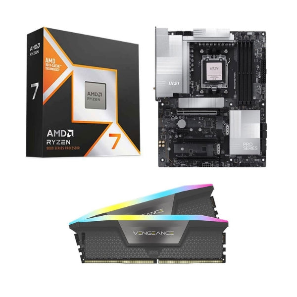 Kit-para-PC-Procesador-AMD-Ryzen-7-9800X3D-8-Núcleos-4,7GHz-96MB-Cache-Tarjeta-Madre-MSI-X870E-P-Pro-WiFi-AM5-Memoria-RAM-Corsair-Vengeance-RGB-32GB-DDR5-6000-Kit